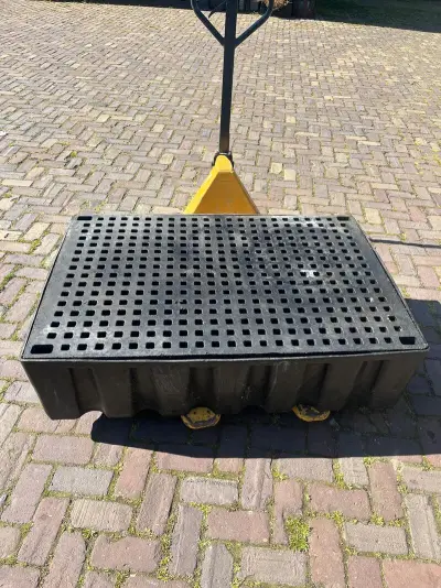 Kunststof opvangbak, DENIOS, Poly Safe Euro, 2003 – kavel bij Onlineveilingmeester, 't Zand