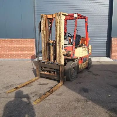 Diesel heftruck, TOYOTA, 02-5FD25, 1989 – kavel bij Onlineveilingmeester, 't Zand