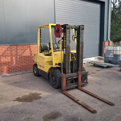 LPG heftruck, HYSTER, H2.50XM, 1993 – kavel bij Onlineveilingmeester, 't Zand