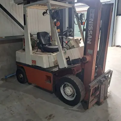 LPG heftruck, NISSAN, PH02A20U, 1992 – kavel bij Onlineveilingmeester, 't Zand