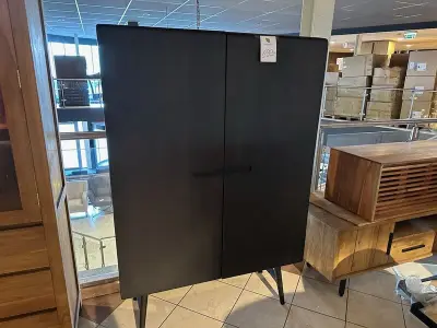 Wandkast Tower, zwart – kavel bij Onlineveilingmeester, Joure