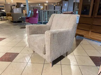 Fauteuil Knudsen, grijs/wit – kavel bij Onlineveilingmeester, Joure