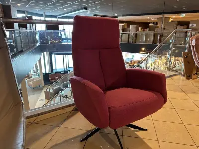 Draai fauteuil Knudsen, rose / paars – kavel bij Onlineveilingmeester, Joure