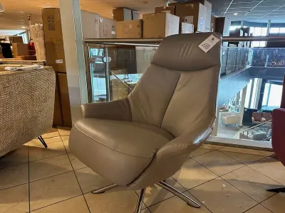 Draai fauteuil Knudsen, grijs – kavel bij Onlineveilingmeester, Joure