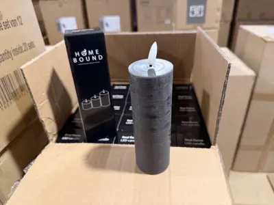 50 stomp led kaarsen Homebound, forest night – kavel bij Onlineveilingmeester, Joure