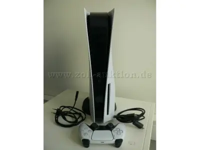 1 Sony Playstation 5 Disk Version 825 GB ink. 1 Controller – kavel bij Zoll-Auktion, Dortmund