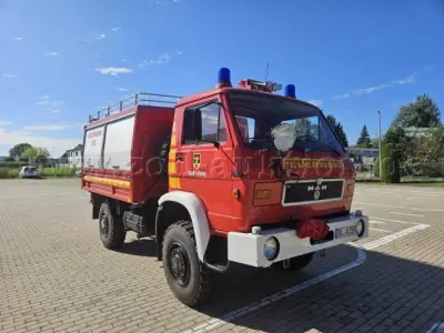 1 vw-m.a.n. feuerwehr rüstwagen RW1 – kavel bij Zoll-Auktion, Leisnig