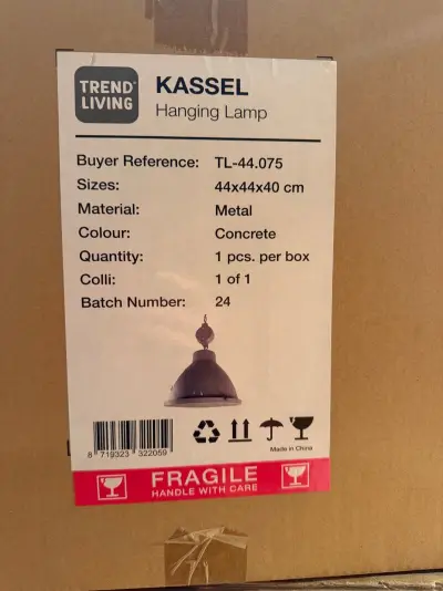 Hanglamp Trend living, Kassel, metal – kavel bij Onlineveilingmeester, Joure