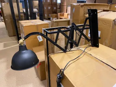 Wandlamp, zwart – kavel bij Onlineveilingmeester, Joure