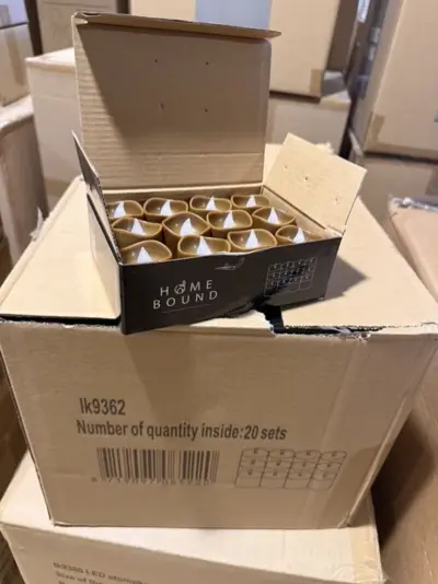 20 sets van 12 stuks led waxine lichtjes inclusief batterij Homebound, rust – kavel bij Onlineveilingmeester, Joure