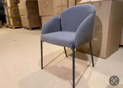 Set van 6 eetkamerstoelen, bruin – kavel bij Onlineveilingmeester, Joure