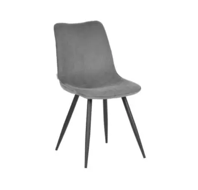 Set van 6 eetkamerstoelen Label51, Jort, donker grijs – kavel bij Onlineveilingmeester, Joure