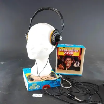 Vintage Sennheiser HD 424 dynamische stereo-hoofdtelefoon – kavel bij ProVeiling