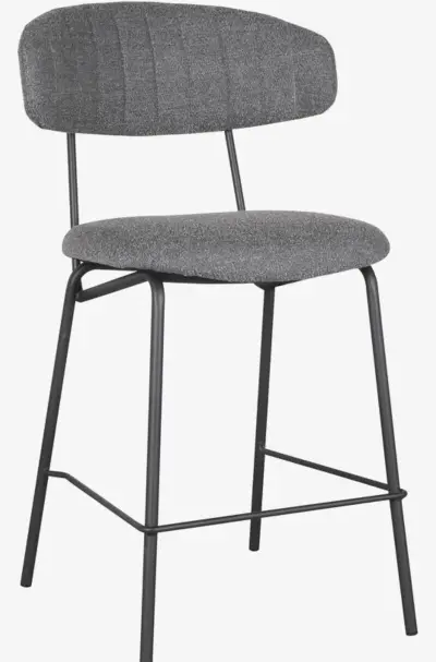 Set van 4 barstoelen, grijs – kavel bij Onlineveilingmeester, Joure
