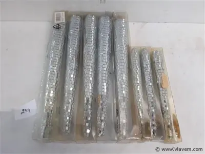 8 x Ijspegel 2 assorti zilver – kavel bij Vlavem