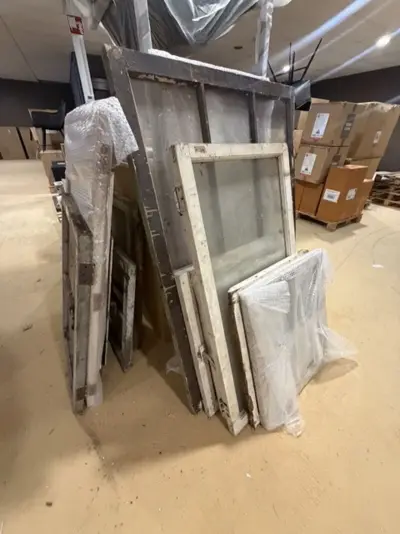 Decoratieve raampartijen, ca. 16 stuks – kavel bij Onlineveilingmeester, Joure