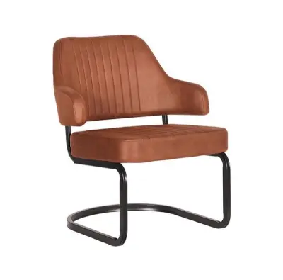 Fauteuil Label51, Otta, cognac – kavel bij Onlineveilingmeester, Joure