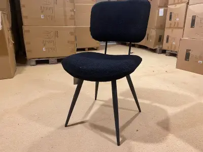 Set van 6 eetkamerstoelen Label51, TED, zwart – kavel bij Onlineveilingmeester, Joure