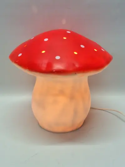 Paddenstoel nachtlamp uit Duitsland - HEICO – kavel bij De Kringwinkel, Gent