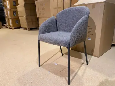 Set van 6 eetkamerstoelen Label51, Huntley, bruin – kavel bij Onlineveilingmeester, Joure