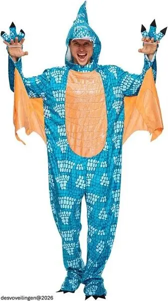 EraSpooky Pilosauruskostuum (XL) – kavel bij Openbare Verkopen, Brugge