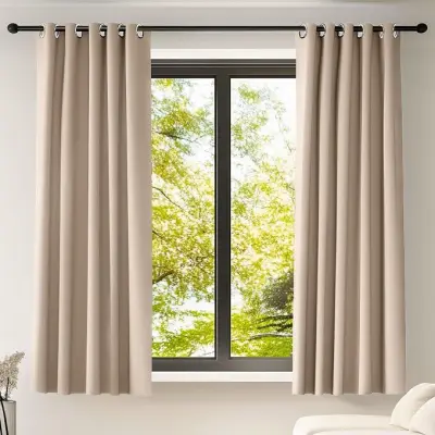 ORINOVA Beige Verduisterende Gordijnen (140x160 cm) – kavel bij Openbare Verkopen, Brugge