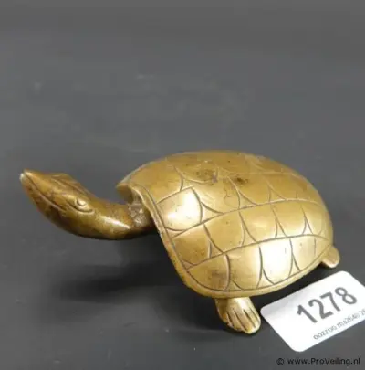 Bronzen schildpad – kavel bij ProVeiling, Nederland