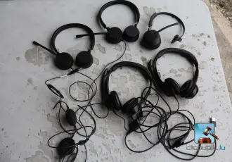 Lot de casque avec support – kavel bij Clicpublic