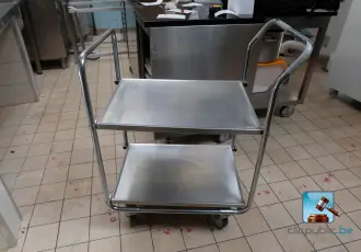 Desserte inox – kavel bij Clicpublic