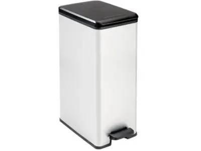Curver Decobin Slim Prullenbak- 40 liter - Metallic – kavel bij XL Auctions