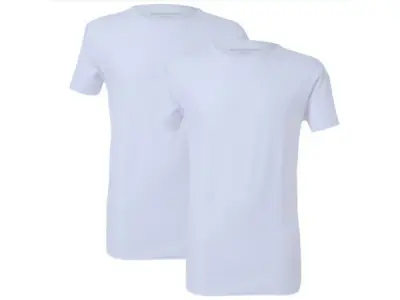 McGregor Premium stretch t-shirt 2-pack o-neck wit maat S – kavel bij XL Auctions