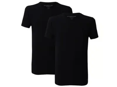 McGregor Premium stretch t-shirt 2-pack o-neck zwart maat M – kavel bij XL Auctions
