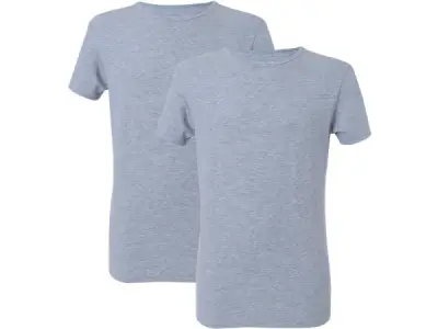 McGregor Premium stretch t-shirt 2-pack o-neck grijs maat M – kavel bij XL Auctions