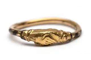 A rolled gold fede ring – kavel bij Veilinggebouw De Zwaan, Amsterdam