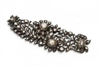A large 19th century diamond spray brooch – kavel bij Veilinggebouw De Zwaan, Amsterdam