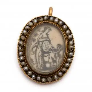 A late 18th century pendant – kavel bij Veilinggebouw De Zwaan, Amsterdam