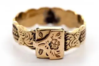 A 19th century sentimental locket ring – kavel bij Veilinggebouw De Zwaan, Amsterdam
