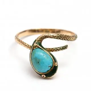 A mid 19th century snake ring – kavel bij Veilinggebouw De Zwaan, Amsterdam