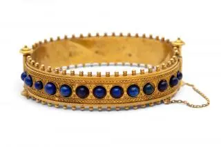 An Etruscan revival bangle, ca. 1860 – kavel bij Veilinggebouw De Zwaan, Amsterdam