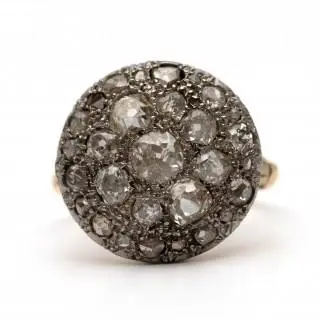 A diamond cluster ring – kavel bij Veilinggebouw De Zwaan, Amsterdam