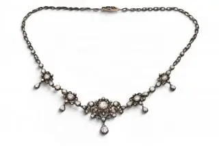 A late 19th century Dutch diamond necklace – kavel bij Veilinggebouw De Zwaan, Amsterdam