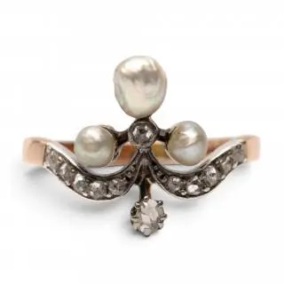 An early 20th century tiara ring – kavel bij Veilinggebouw De Zwaan, Amsterdam
