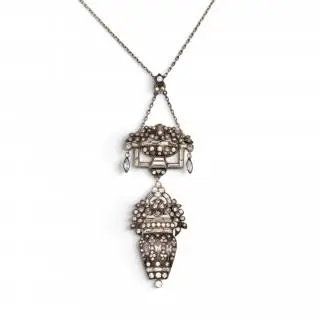 An impressive Art Deco paste necklace – kavel bij Veilinggebouw De Zwaan, Amsterdam