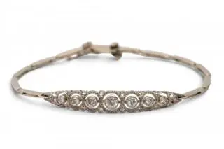 A diamond Art Deco bracelet – kavel bij Veilinggebouw De Zwaan, Amsterdam