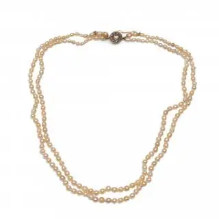 A pearl necklace en chute – kavel bij Veilinggebouw De Zwaan, Amsterdam