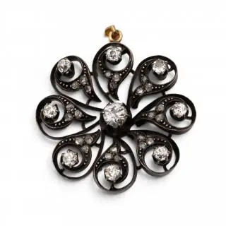 A diamond pendant – kavel bij Veilinggebouw De Zwaan, Amsterdam