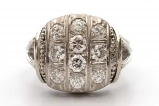 A mid-century diamond ring – kavel bij Veilinggebouw De Zwaan, Amsterdam