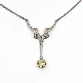 A diamond necklace – kavel bij Veilinggebouw De Zwaan, Amsterdam