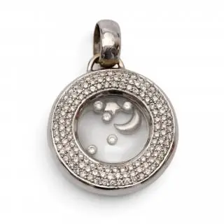 A diamond pendant – kavel bij Veilinggebouw De Zwaan, Amsterdam