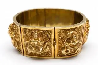 An impressive Indian bracelet – kavel bij Veilinggebouw De Zwaan, Amsterdam